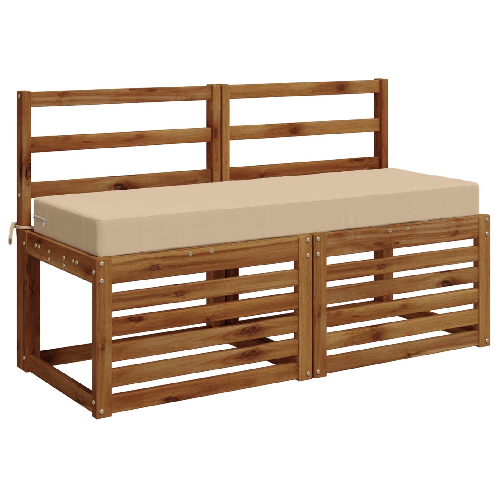 Jastuk za sjedalo SOEST 100% poliester Krem 120 x 40 x 10 cm