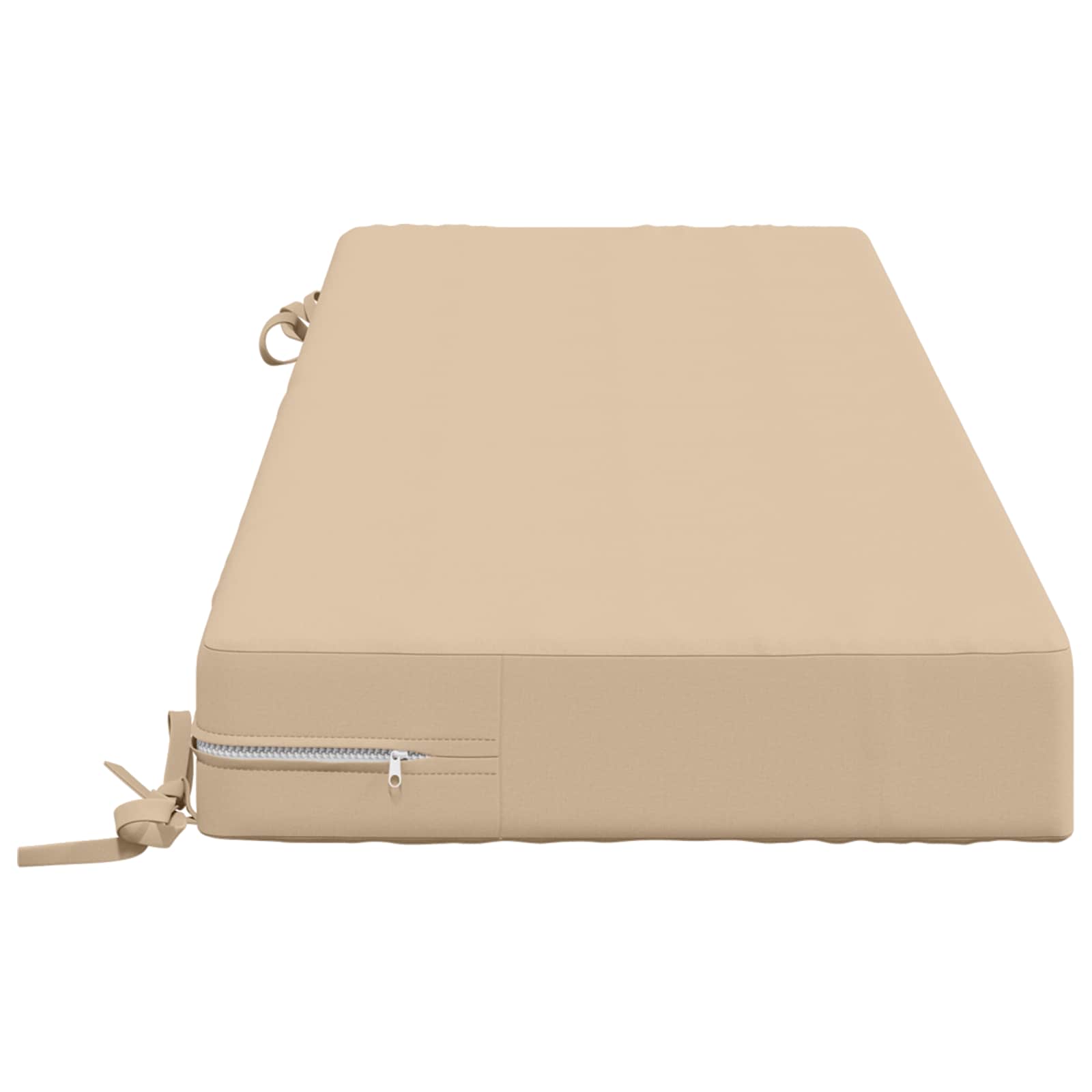 Jastuk za sjedalo SOEST 100% poliester Krem 120 x 40 x 10 cm