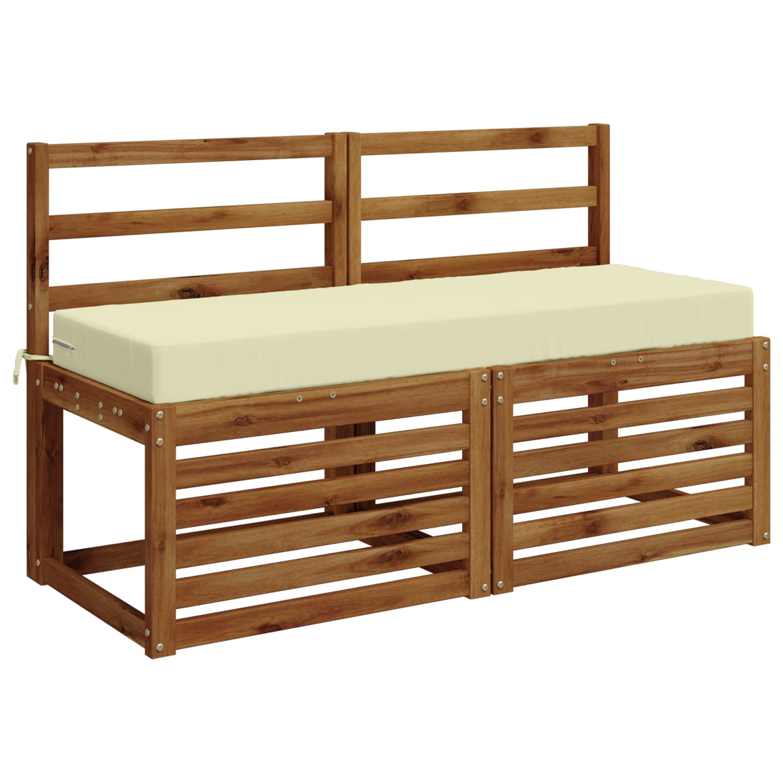 Jastuk za sjedalo SOEST 100% poliester Krem 120 x 40 x 10 cm