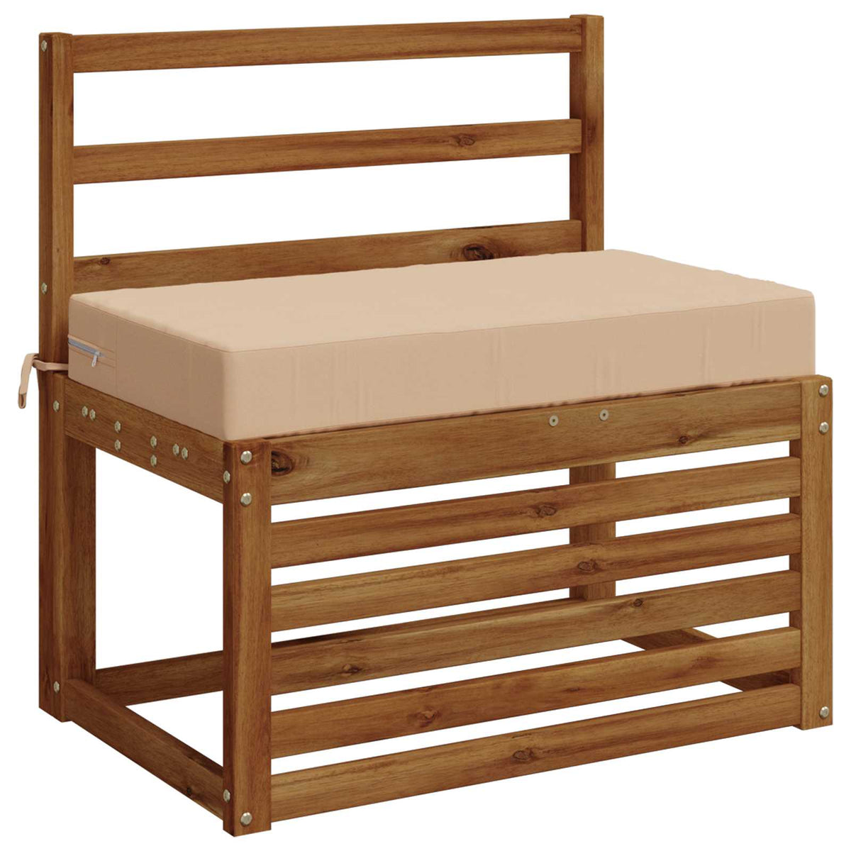 Jastuk za sjedalo SOEST 100% poliester Krem 70 x 40 x 10 cm