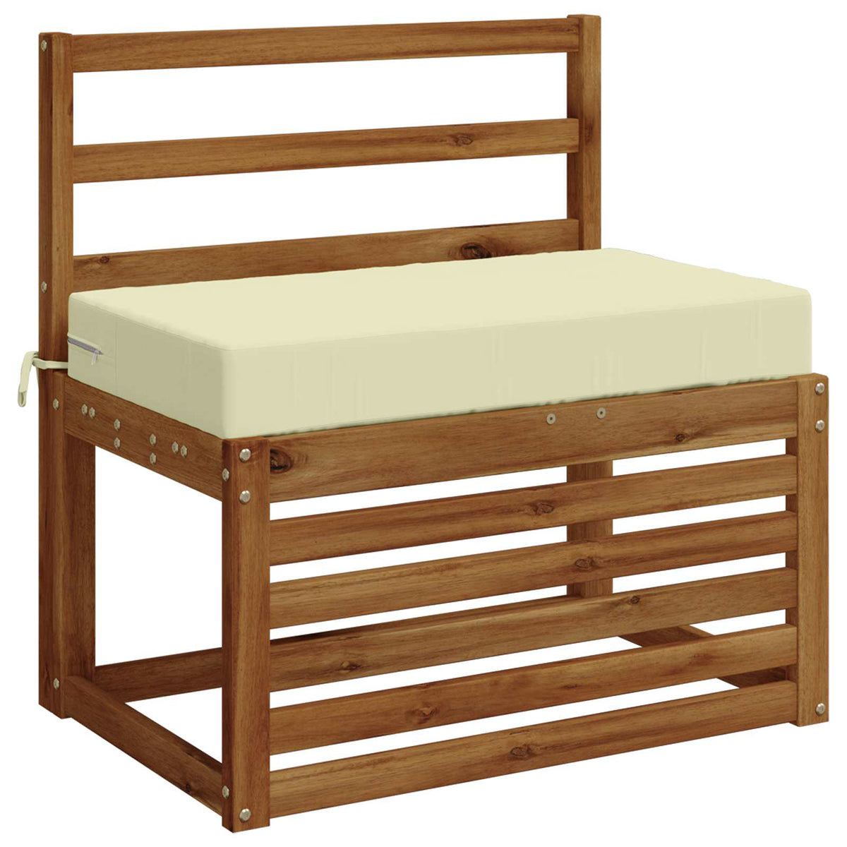 Jastuk za sjedalo SOEST 100% poliester Krem 70 x 40 x 10 cm