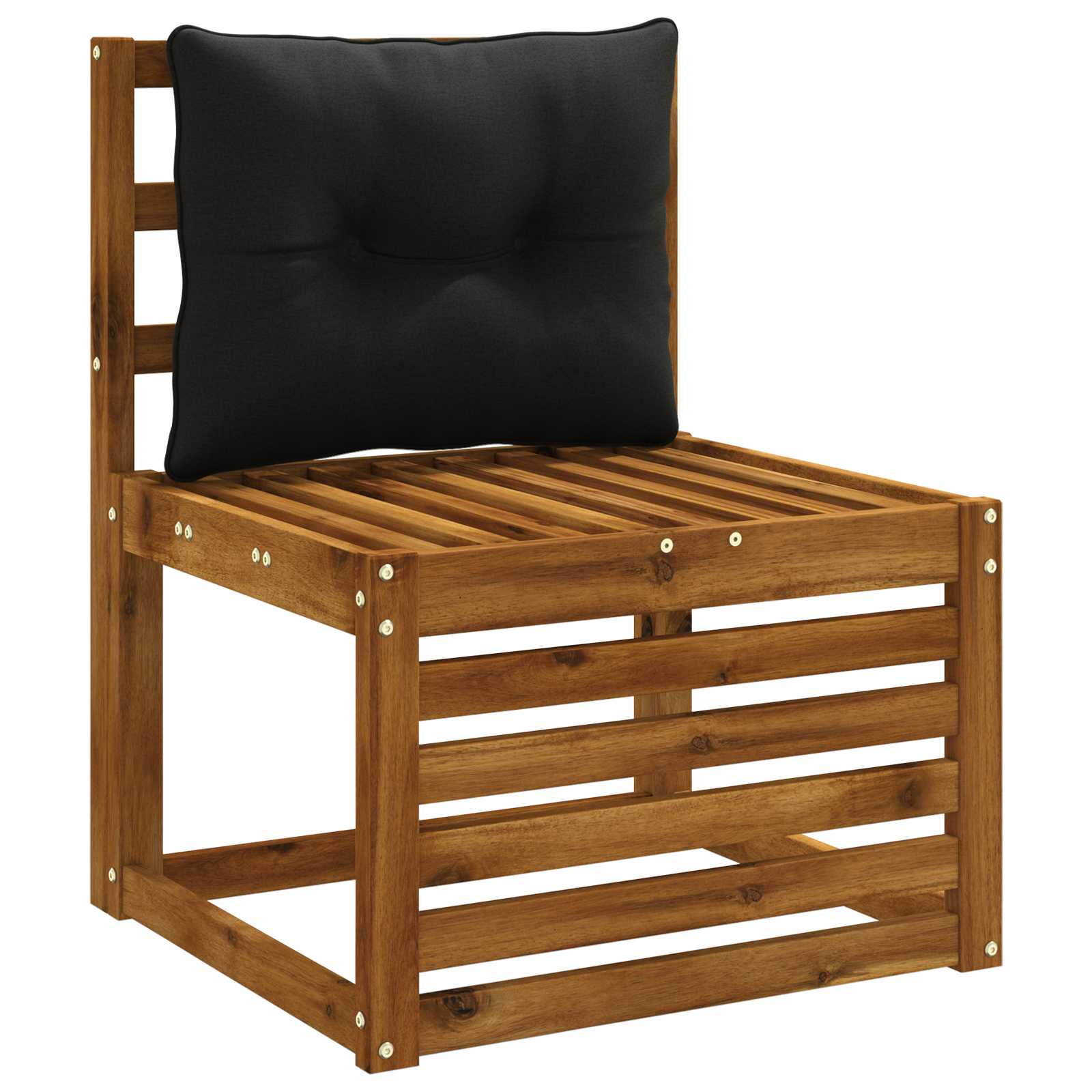 Jastučić za leđa PUTTEN 100% poliester Crna 60 x 40 x 10 cm