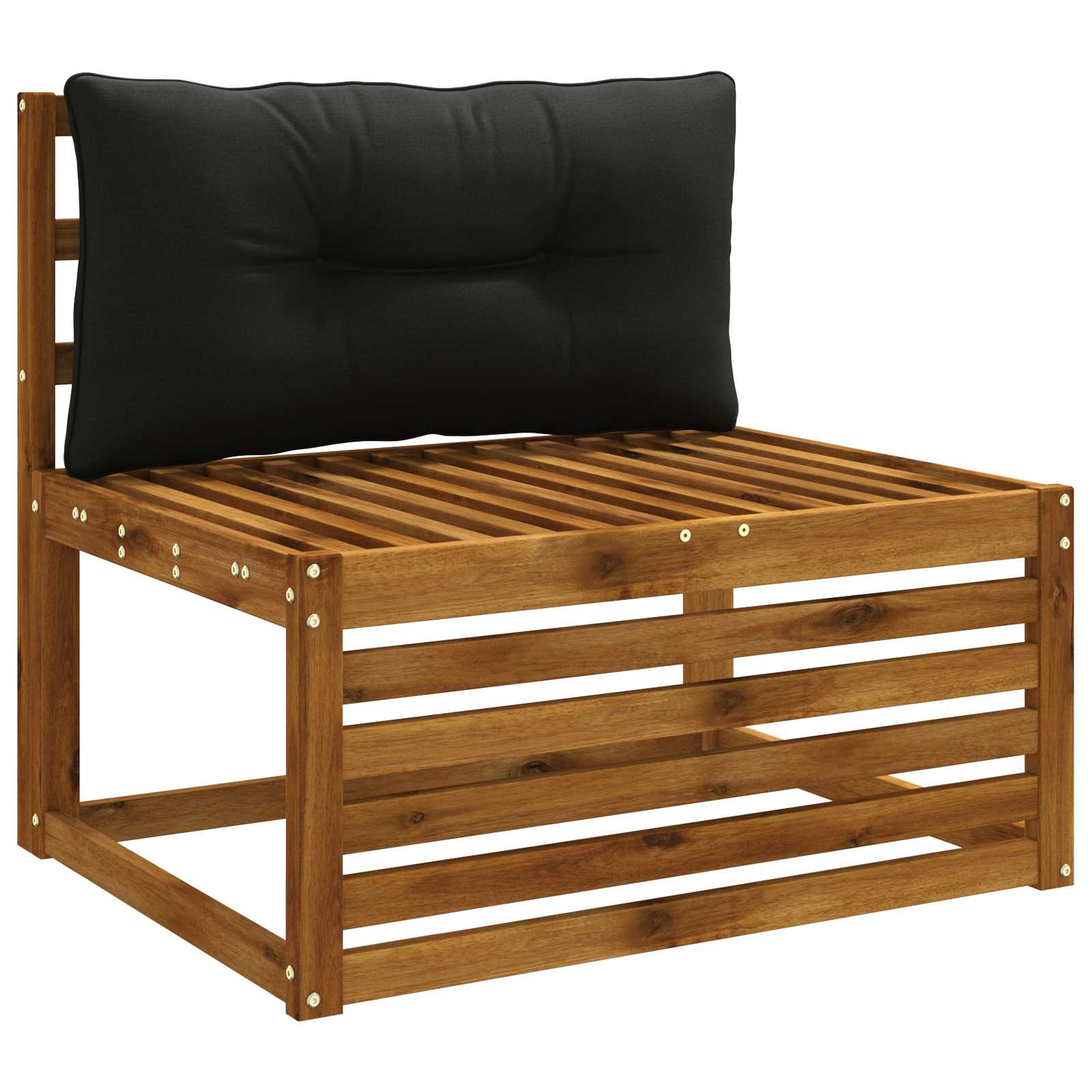 Jastučić za leđa PUTTEN 100% poliester Crna 70 x 40 x 10 cm