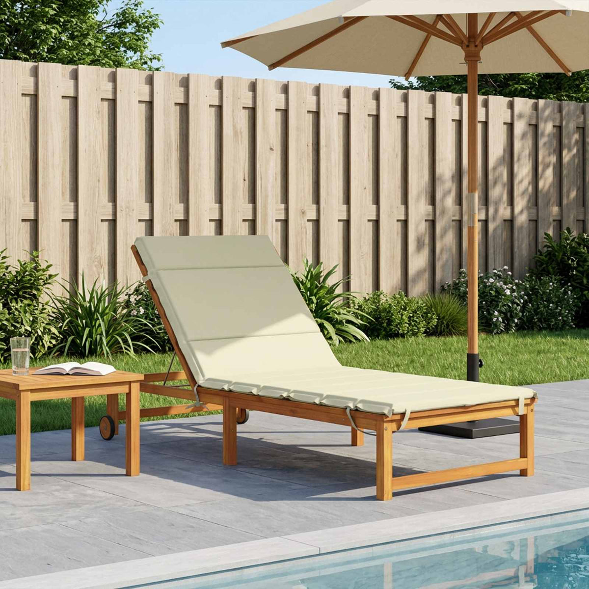 Jastučić za ležaljku GEMERT 100% poliester Krem 200 x 70 x 3 cm