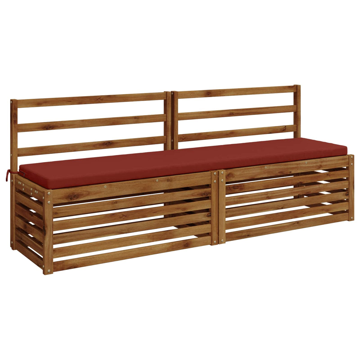 Jastučić za klupu SOEST 100% poliester Crvena 180 x 40 x 5 cm