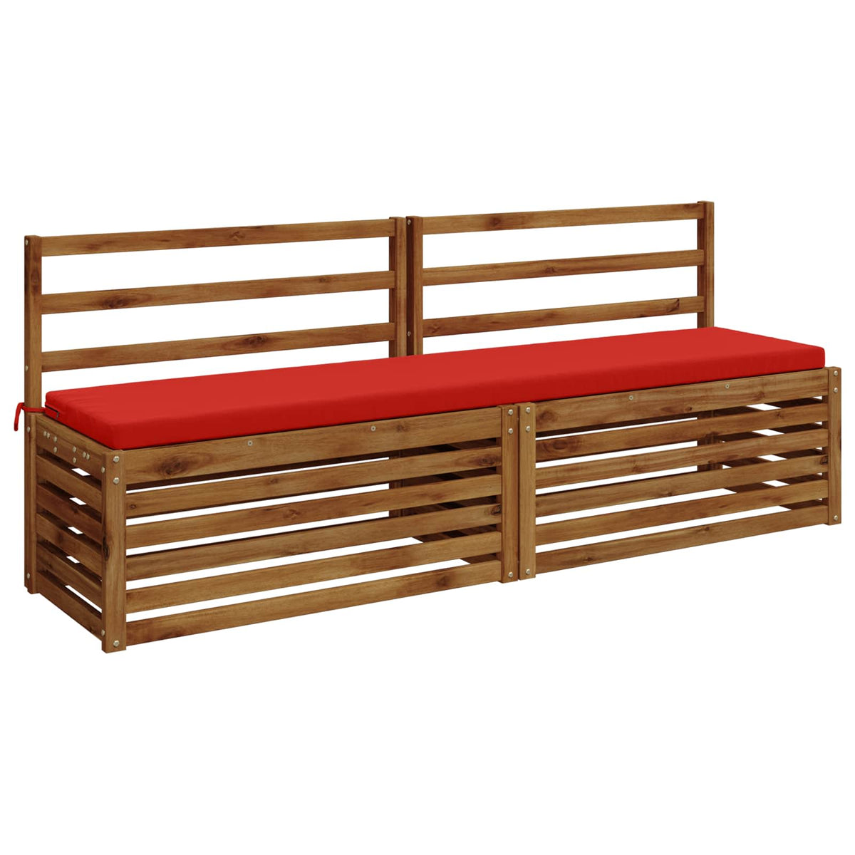 Jastučić za klupu SOEST 100% poliester Crvena 180 x 40 x 5 cm