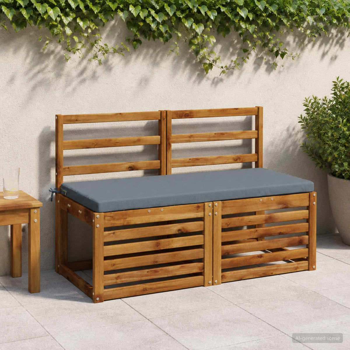 Jastučić za klupu SOEST 100% poliester Plava 110 x 50 x 5 cm