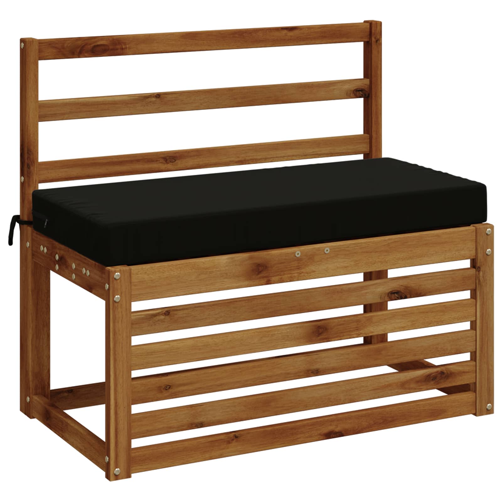 Jastučić za klupu SOEST 100% poliester Crna 60 x 40 x 8 cm