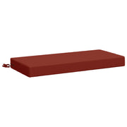 Jastučić za klupu SOEST 100% poliester Crvena 80 x 40 x 8 cm
