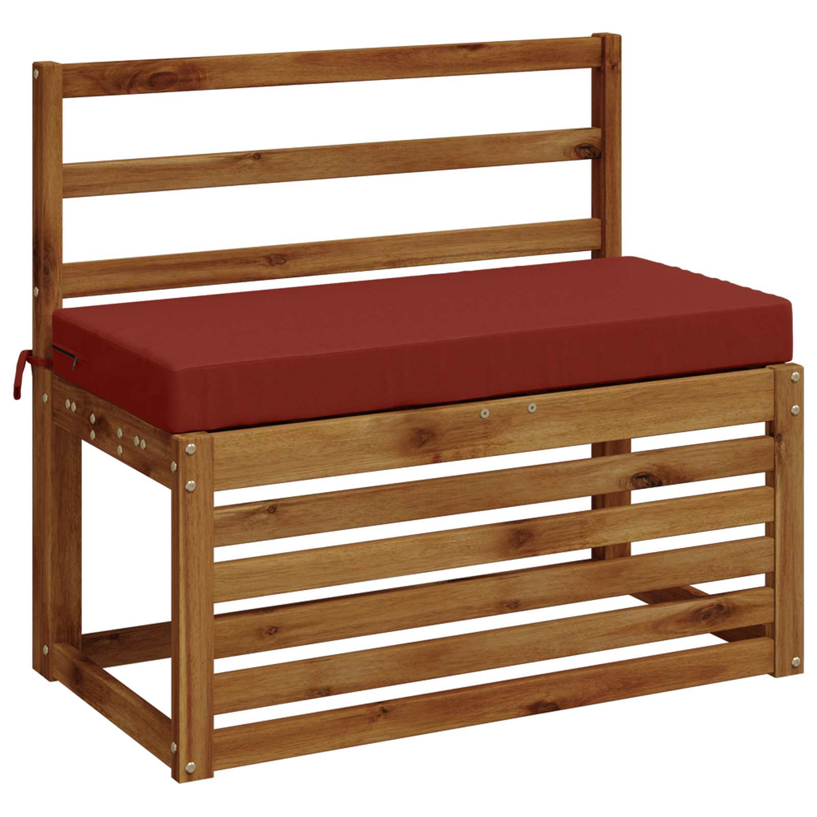 Jastučić za klupu SOEST 100% poliester Crvena 80 x 40 x 8 cm