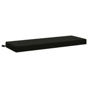 Jastučić za klupu SOEST 100% poliester Crna 100 x 40 x 8 cm