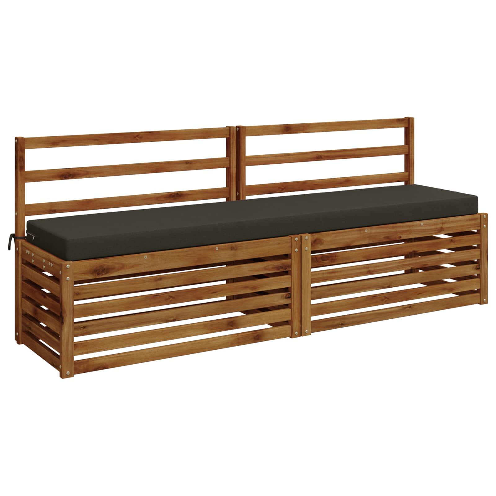 Jastučić za klupu SOEST 100% poliester Antracit 170 x 40 x 8 cm