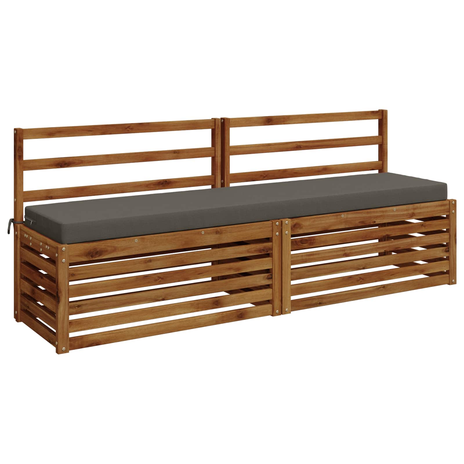 Jastučić za klupu SOEST 100% poliester Siva 170 x 40 x 8 cm