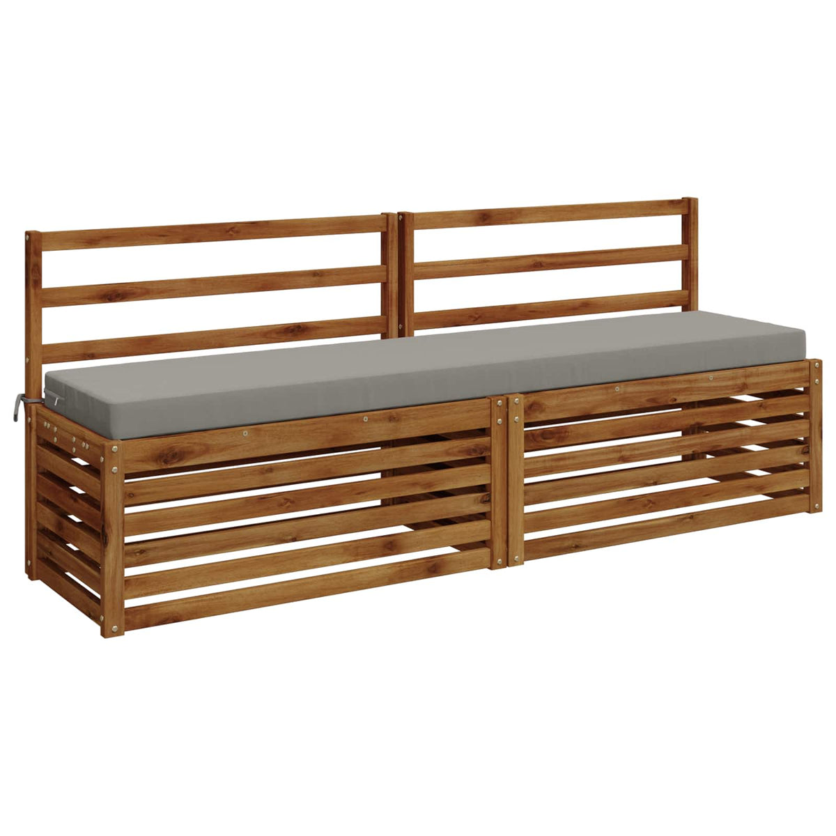 Jastučić za klupu SOEST 100% poliester Siva 170 x 40 x 8 cm