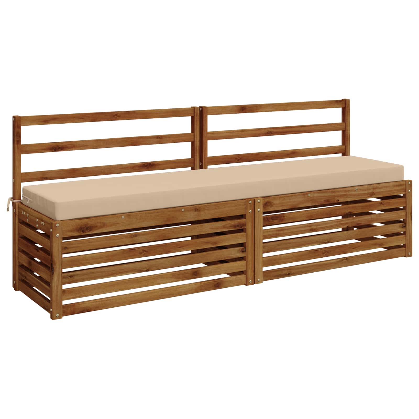 Jastučić za klupu SOEST 100% poliester Krem 200 x 40 x 8 cm