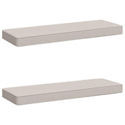 Jastučići za klupe - 2 dijela VUGHT 2 pcs 100% poliester Bijela