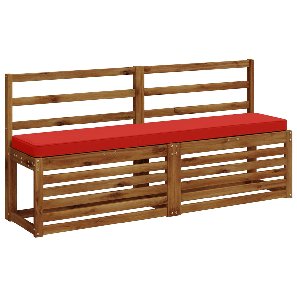 Jastučići za klupe - 2 dijela VUGHT 2 pcs 100% poliester Crvena