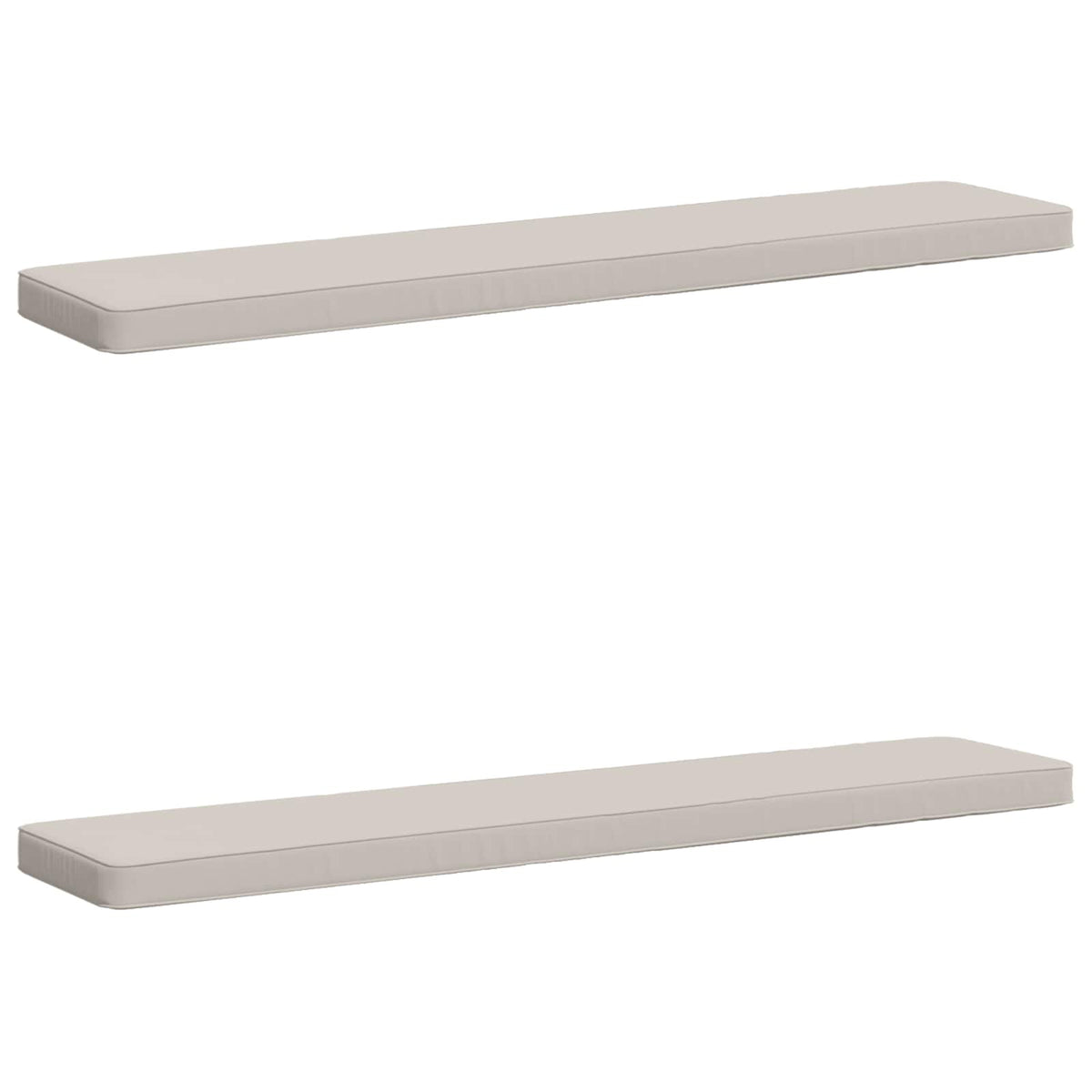 Jastučići za klupe - 2 dijela VUGHT 2 pcs 100% poliester Bijela