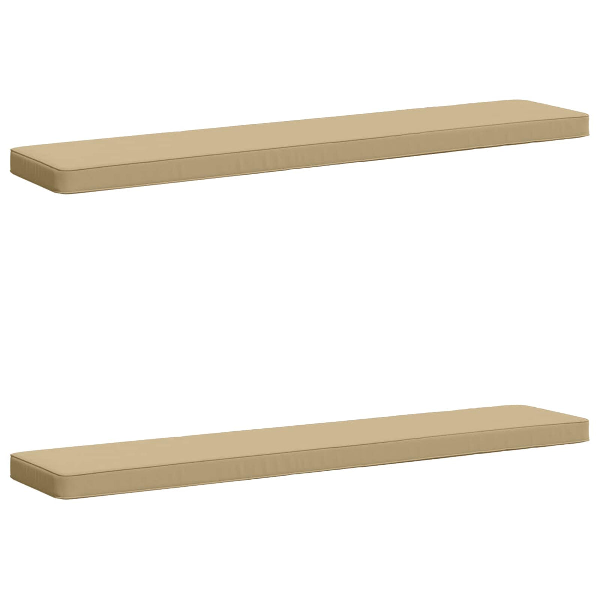 Jastučići za klupe - 2 dijela VUGHT 2 pcs 100% poliester Bež