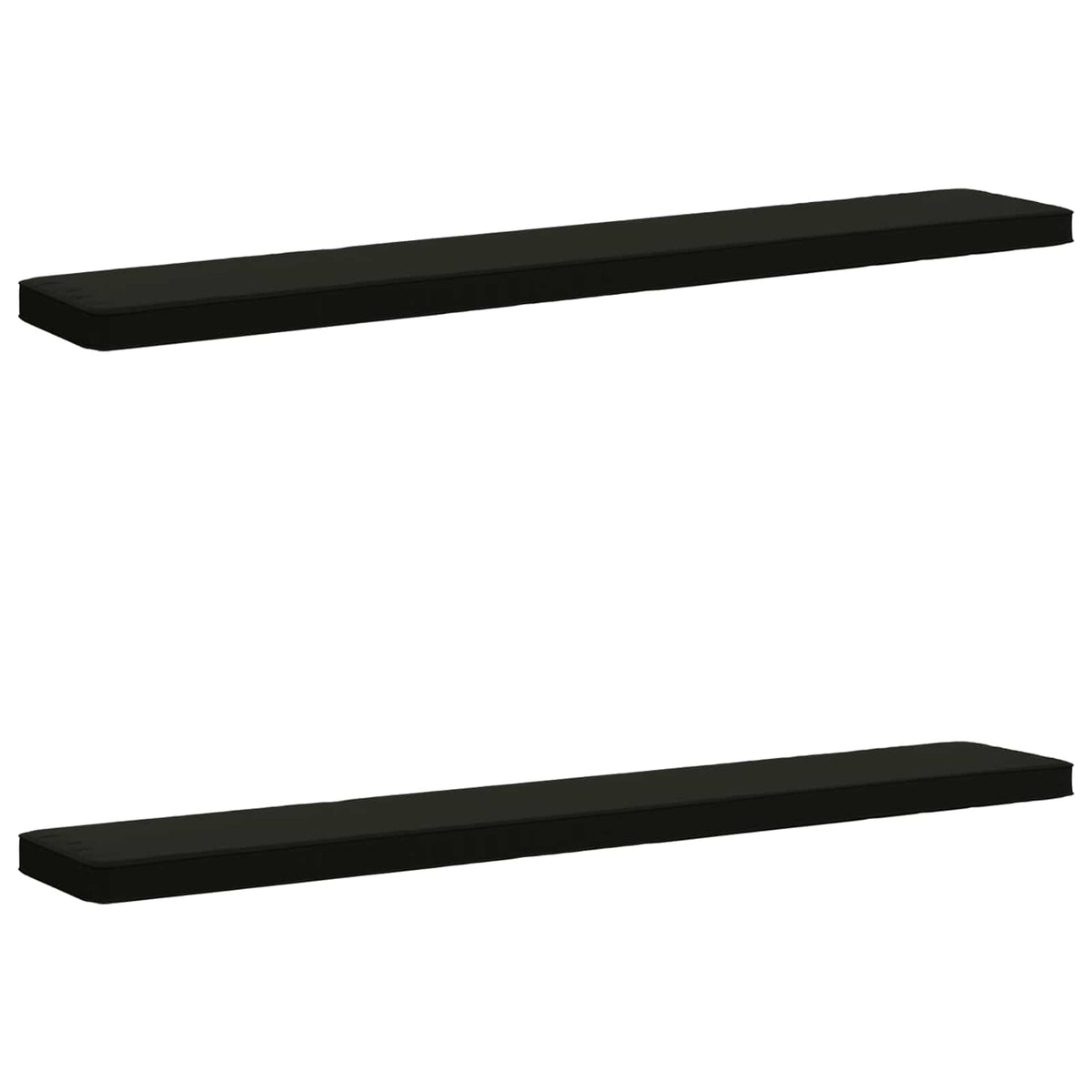 Jastučići za klupe - 2 dijela VUGHT 2 pcs 100% poliester Crna