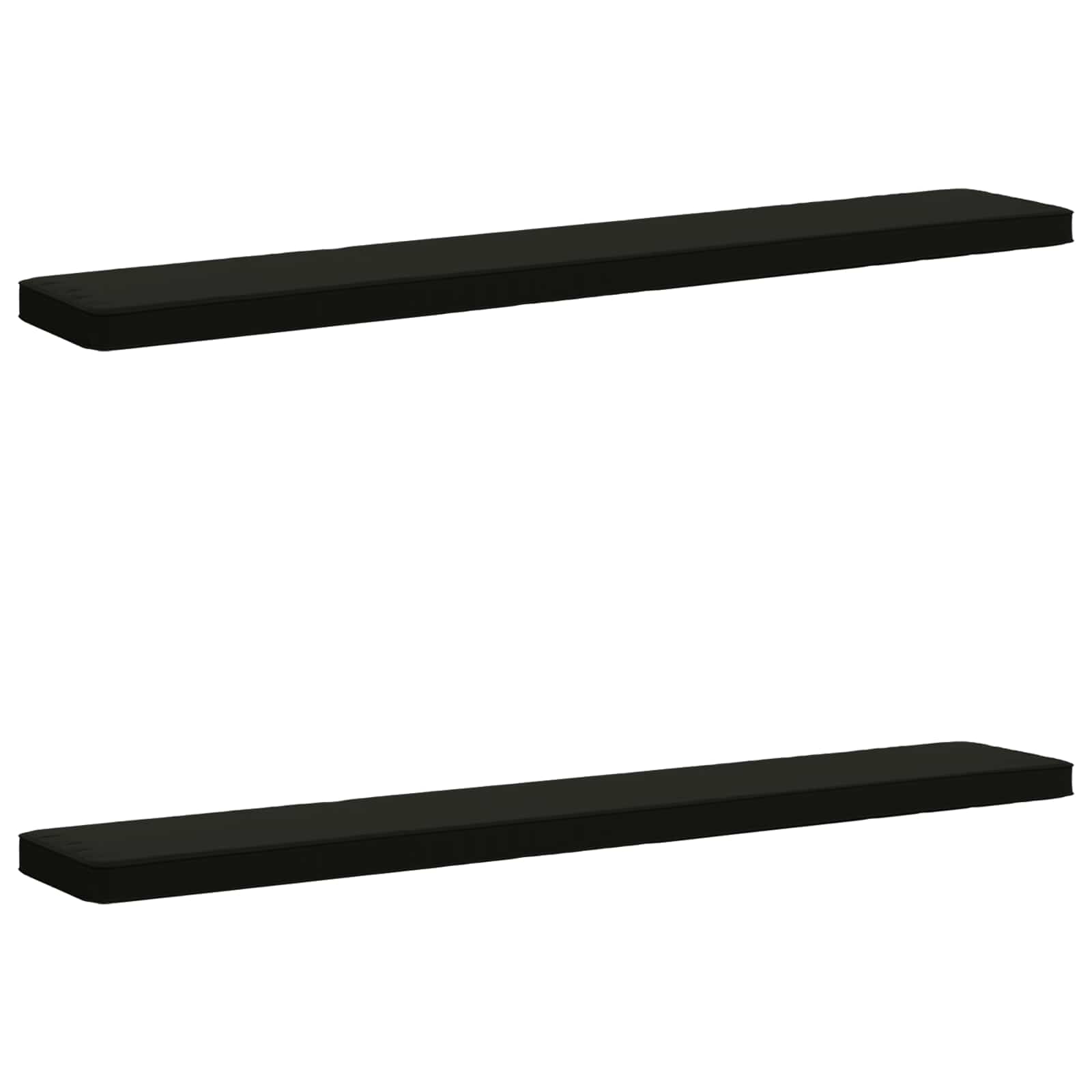 Jastučići za klupe - 2 dijela VUGHT 2 pcs 100% poliester Crna