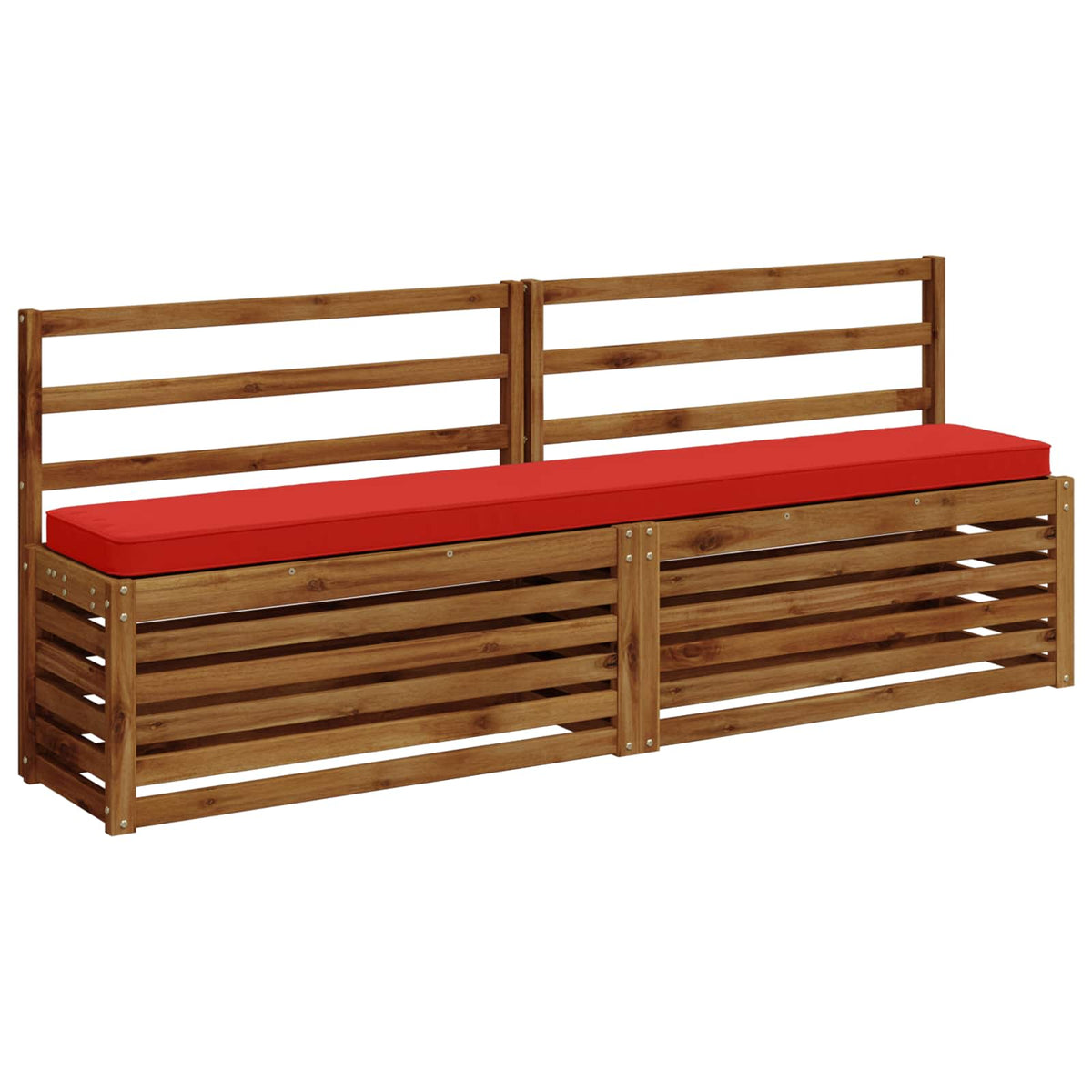 Jastučići za klupe - 2 dijela VUGHT 2 pcs 100% poliester Crvena
