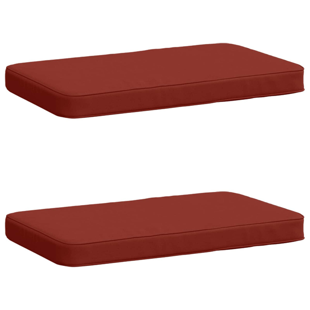 Jastučići za klupe - 2 dijela VUGHT 2 pcs 100% poliester Crvena