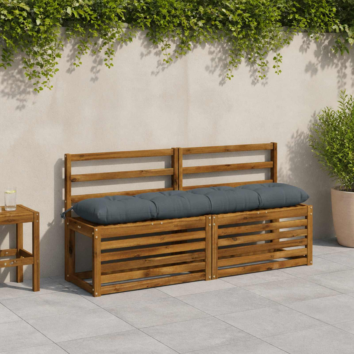 Jastučić za klupu VIANEN 100% poliester Plava 150 x 30 x 12 cm