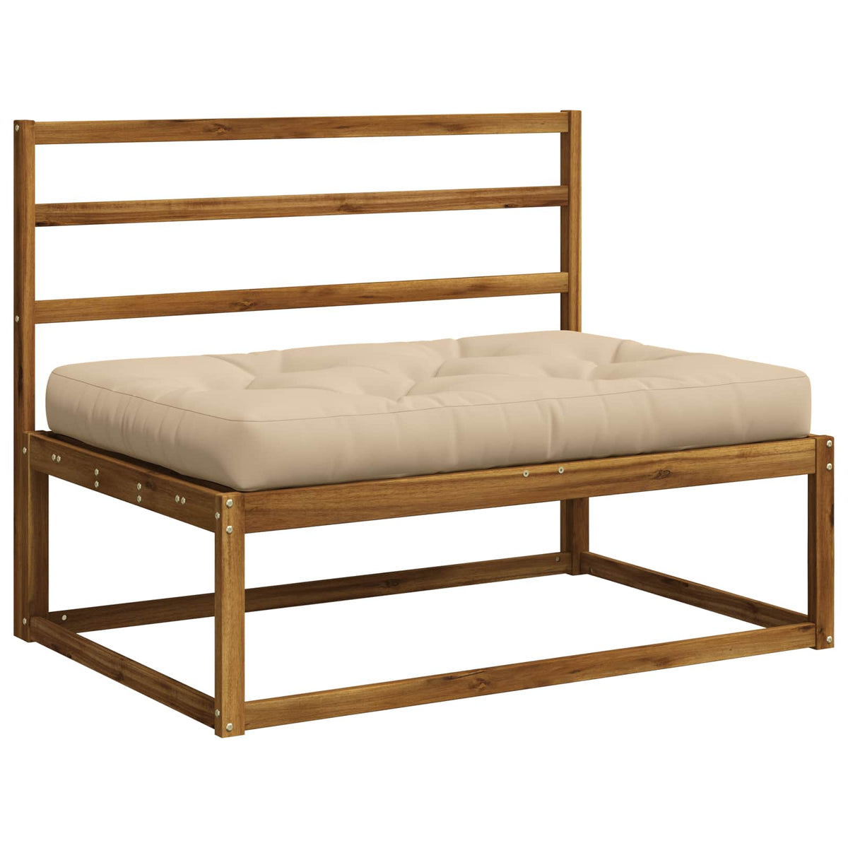 Jastučić za palete VIANEN 100% poliester Krem 120 x 80 x 12 cm