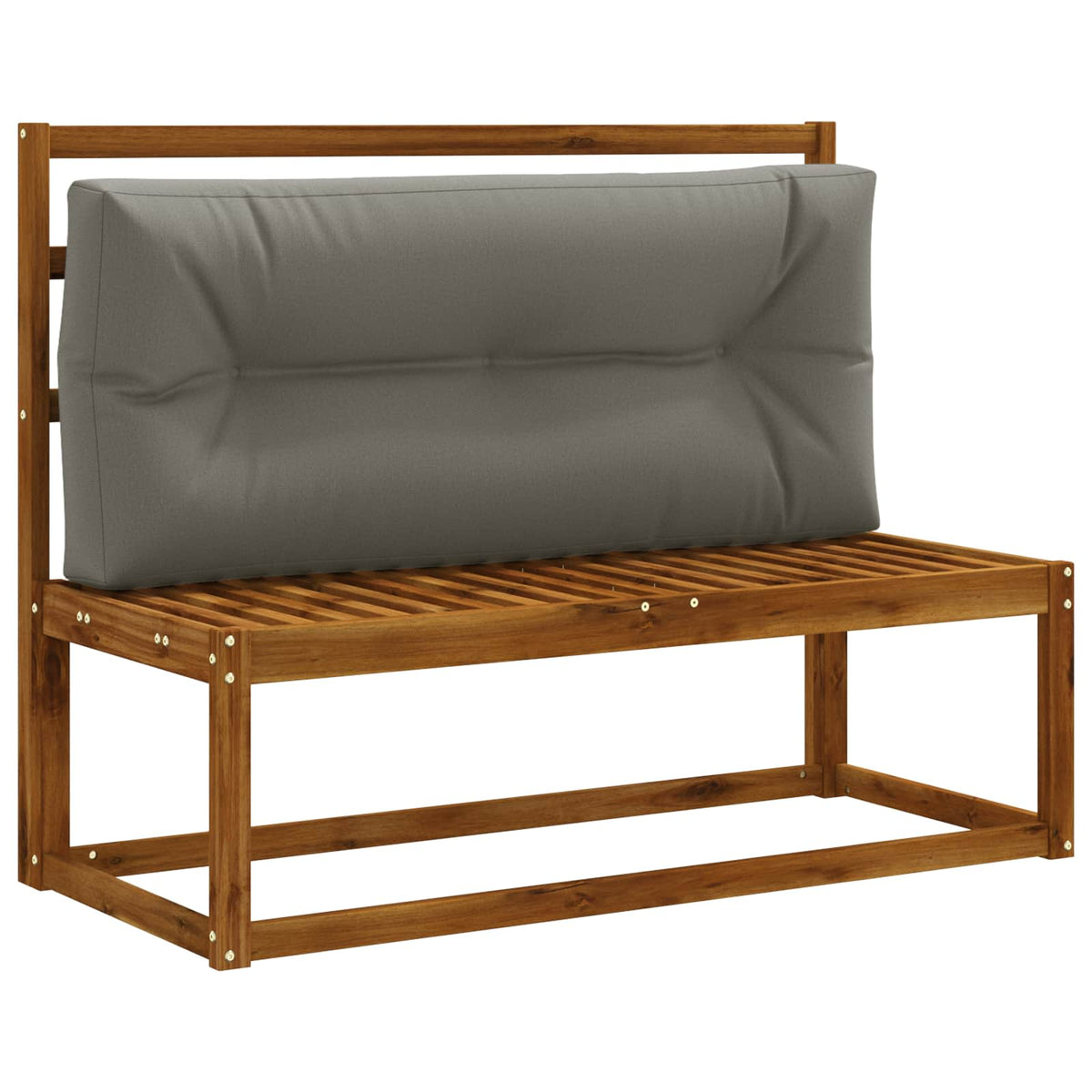 Jastučić za palete VIANEN 100% poliester Siva 120 x 40 x 12 cm