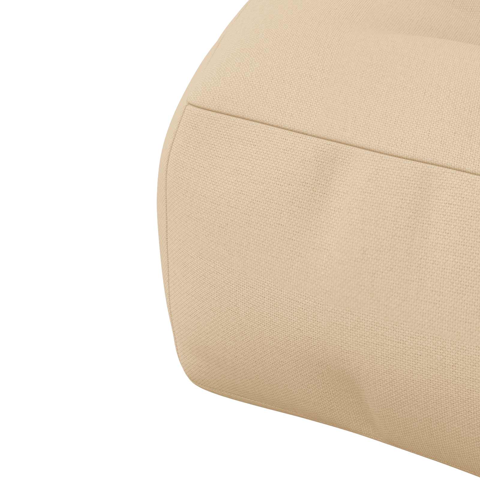 Jastučić za palete VIANEN 100% poliester Krem 70 x 40 x 12 cm