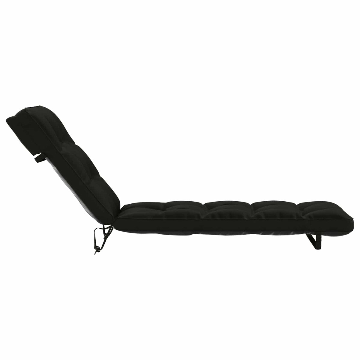 Jastučić za ležaljku VIANEN 100% poliester Crna 200 x 60 x 8 cm