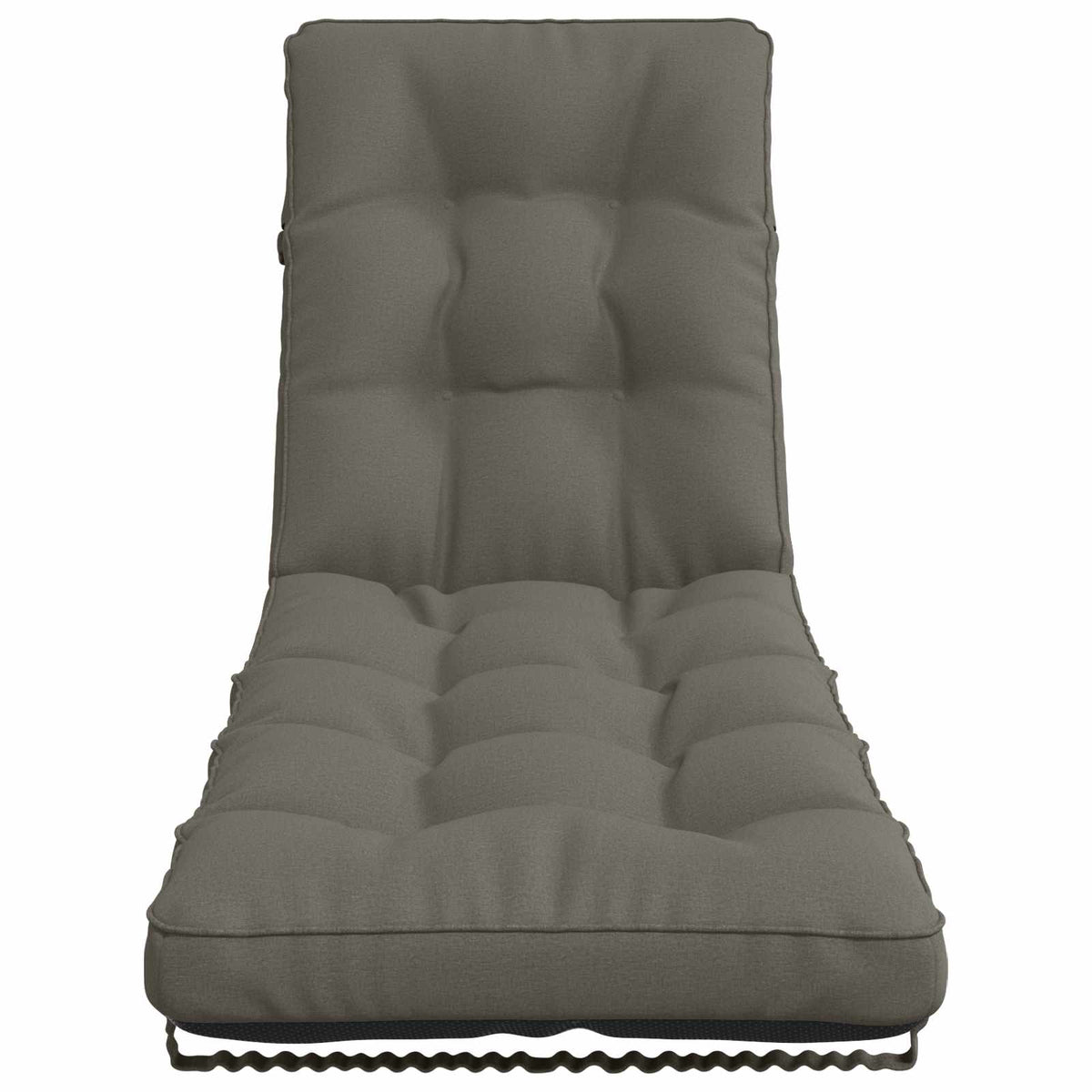 Jastučić za ležaljku VIANEN 100% poliester Siva 200 x 60 x 8 cm