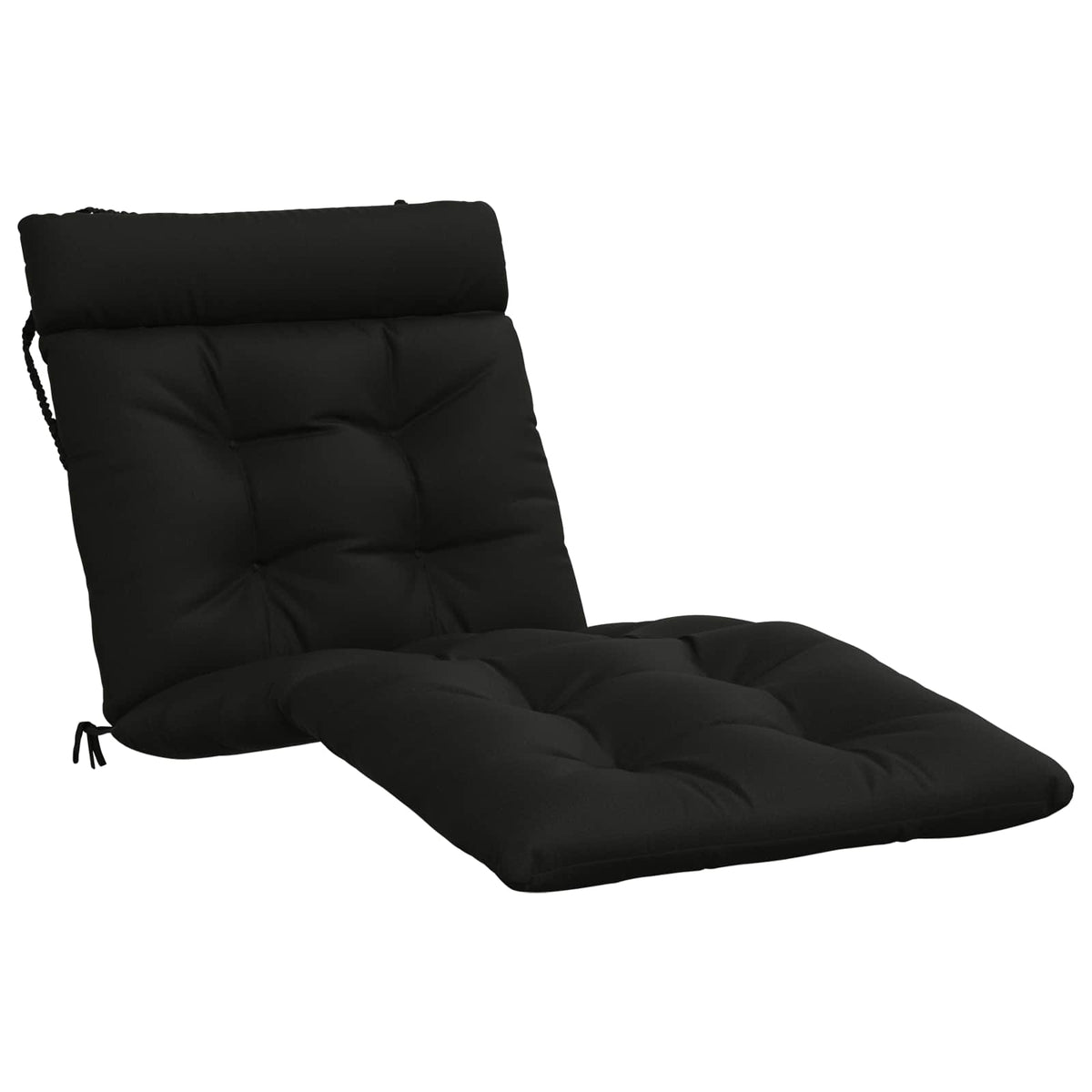Jastučić za ležaljku VIANEN 100% poliester Crna 200 x 80 x 8 cm