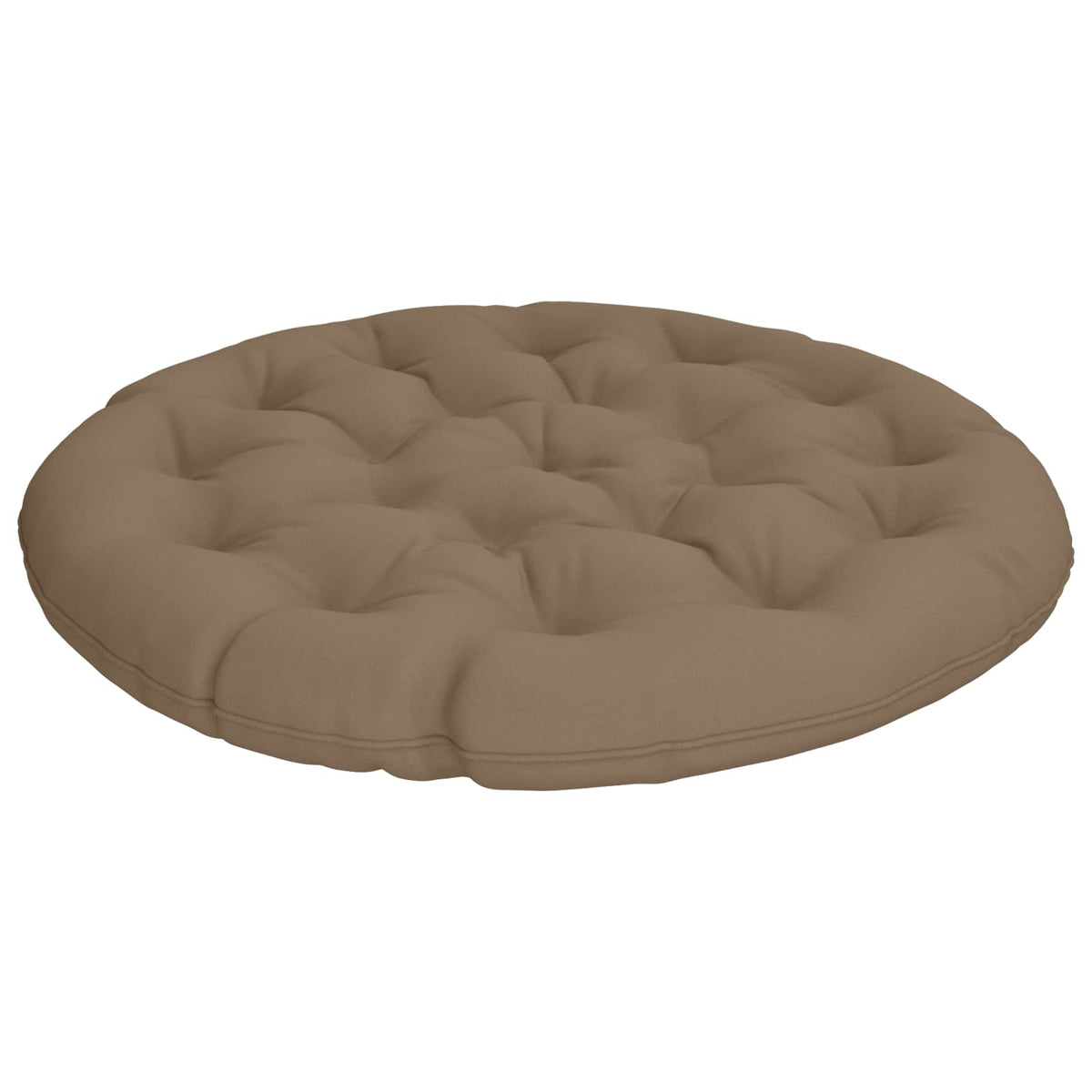 Papasan jastučić VIANEN 100% poliester Sivosmeđa Ø 130 x 12 cm