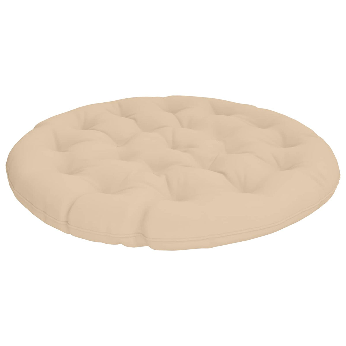 Papasan jastučić VIANEN 100% poliester Krem Ø 130 x 12 cm