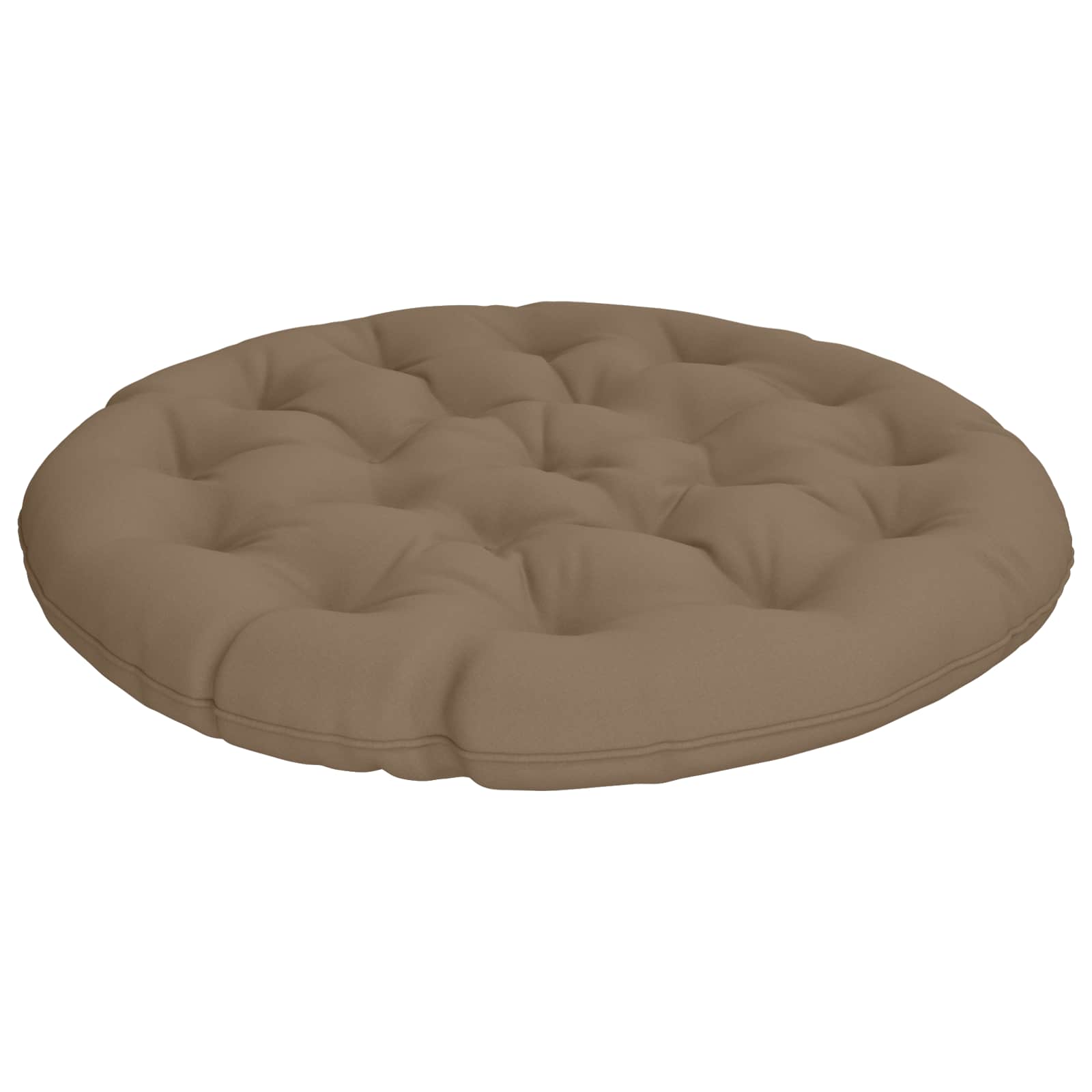 Papasan jastučić VIANEN 100% poliester Sivosmeđa Ø 120 x 12 cm