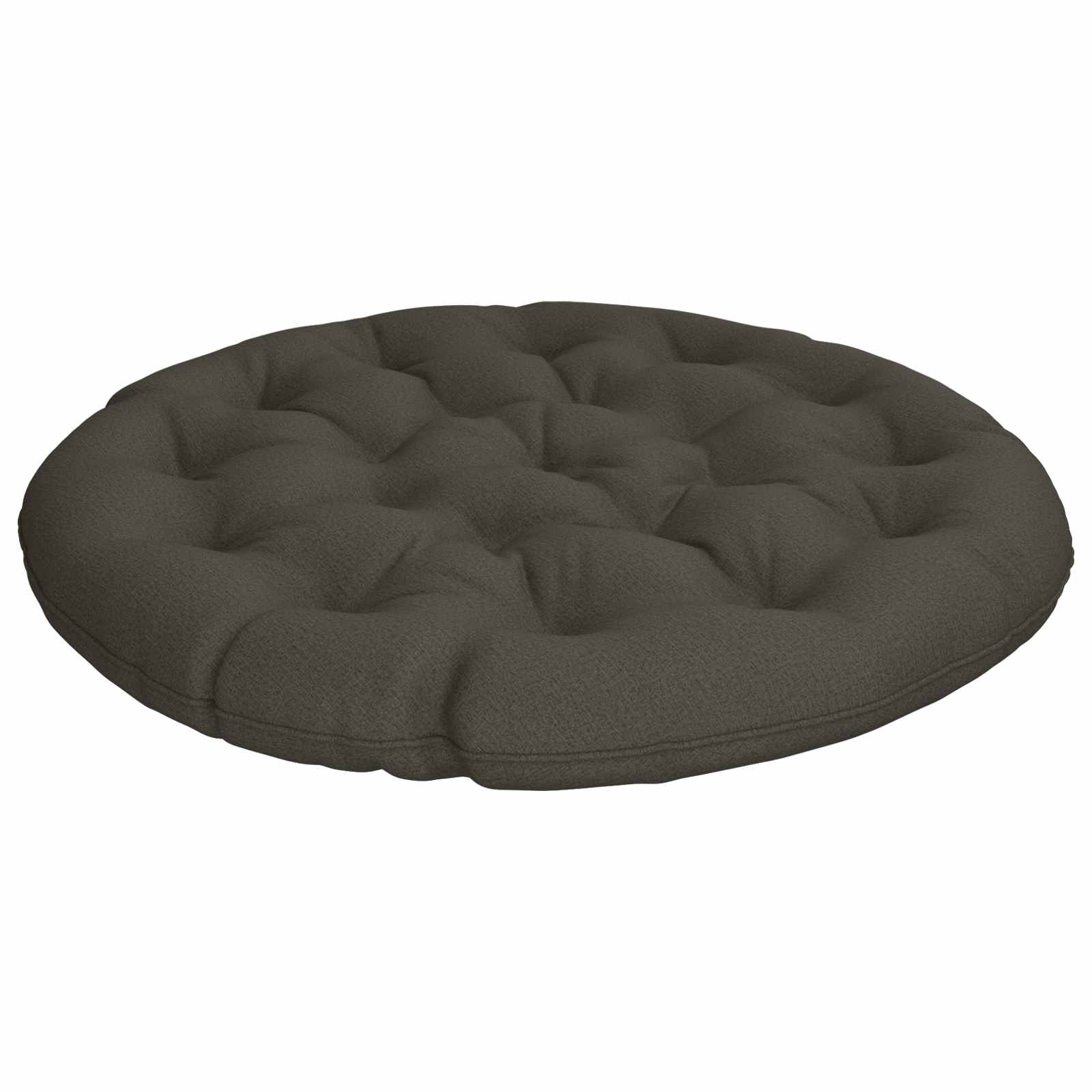 Papasan jastučić VIANEN 100% poliester Antracit Ø 120 x 12 cm