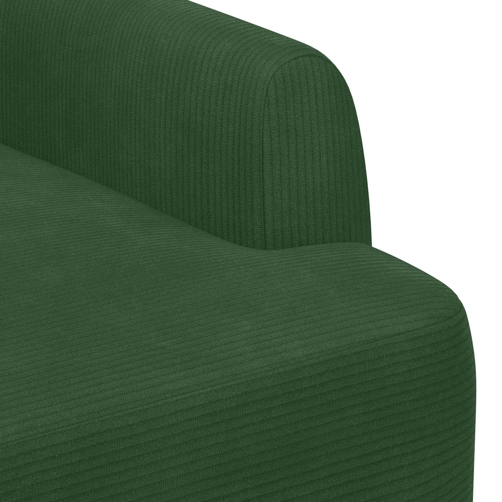 Ljubavni kauč s gumbima Jungle zelena 116 x 67 x 81 cm