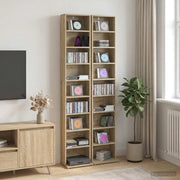 CD ormar 2 kom. Hrast sonoma 33 x 23,5 x 175 cm