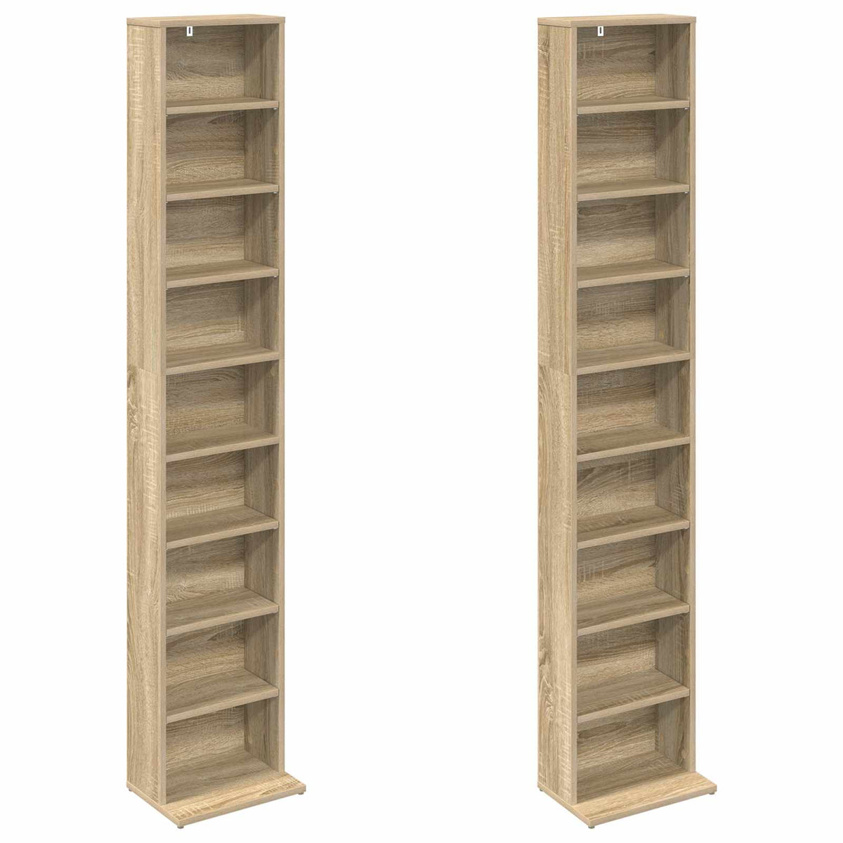 CD ormar 2 kom. Hrast sonoma 33 x 23,5 x 175 cm