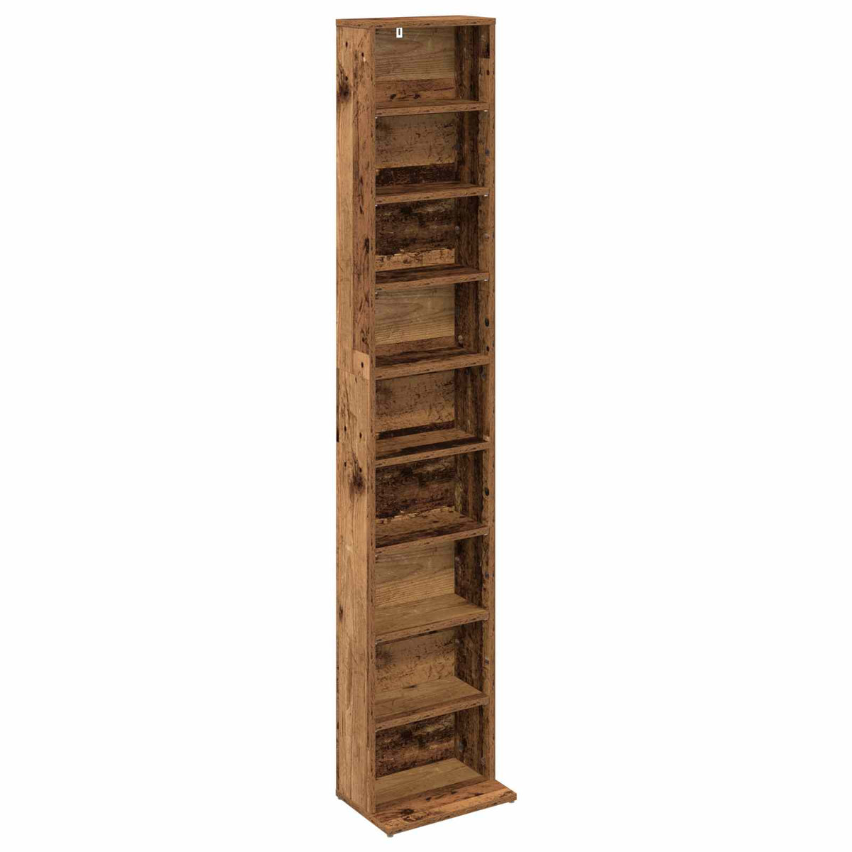 CD ormar Staro drvo 33 x 23,5 x 175 cm Konstruirano drvo