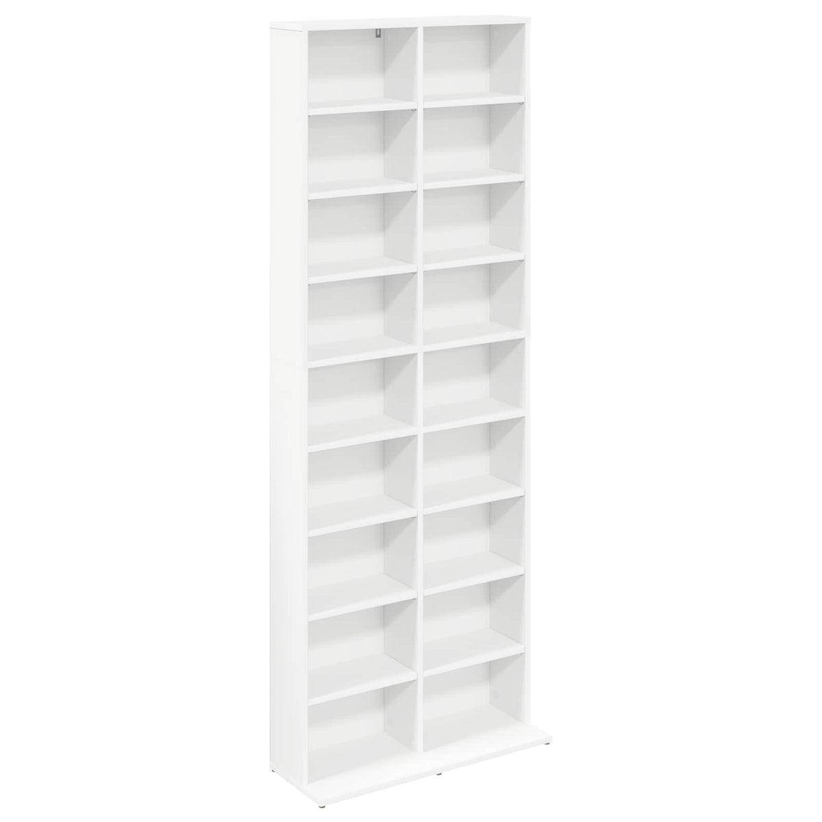 CD ormar Bijela 65 x 23,5 x 175 cm Konstruirano drvo