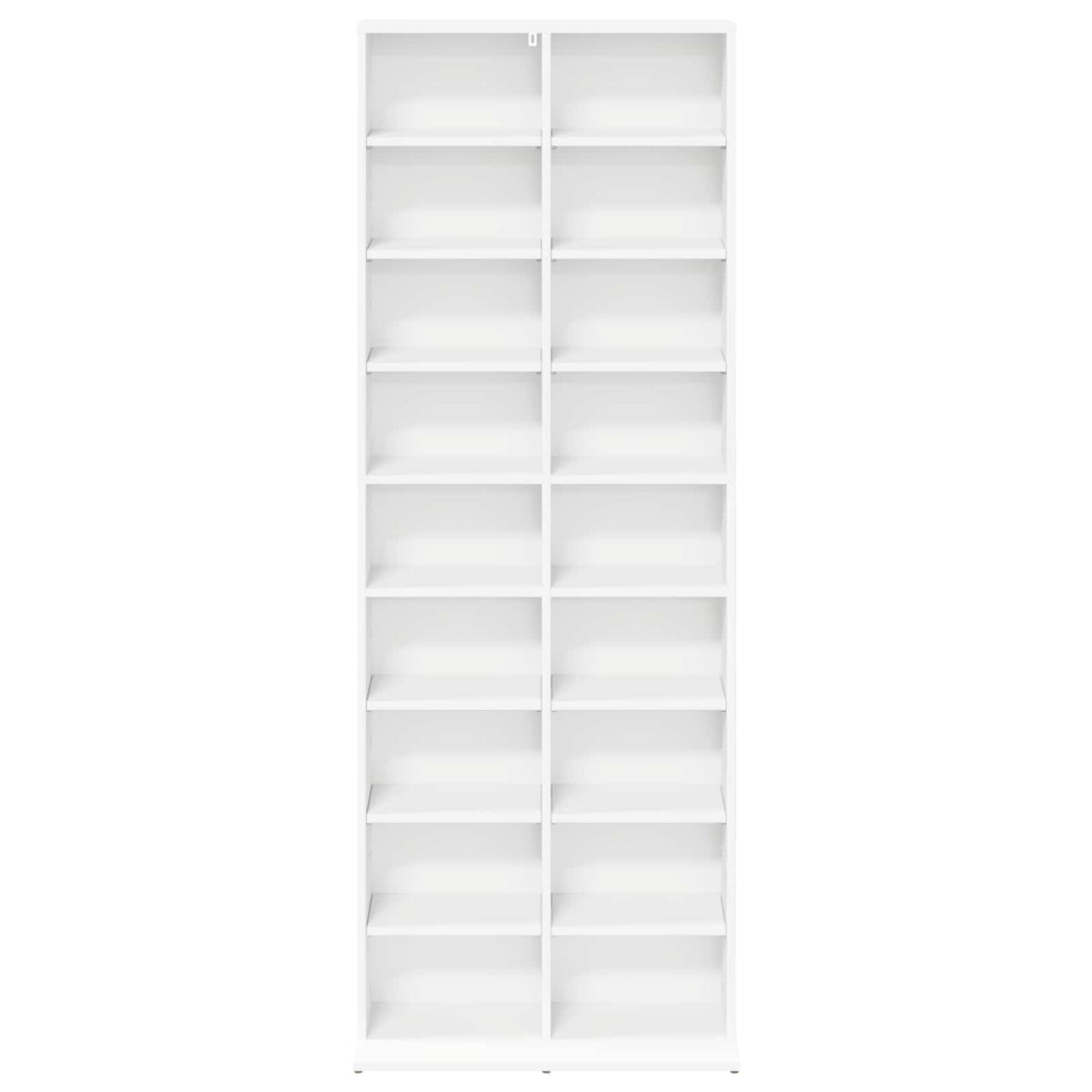 CD ormar Bijela 65 x 23,5 x 175 cm Konstruirano drvo