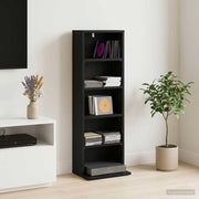 CD ormar Crni hrast 33 x 23,5 x 97,5 cm Konstruirano drvo