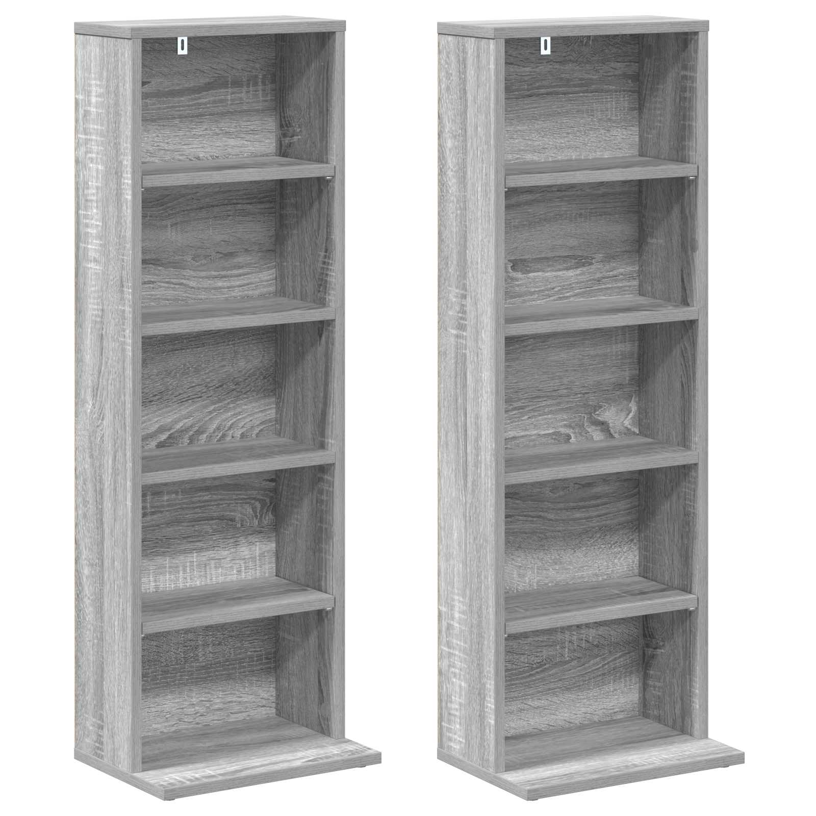 CD ormar 2 kom. Siva Sonoma 33 x 23,5 x 97,5 cm