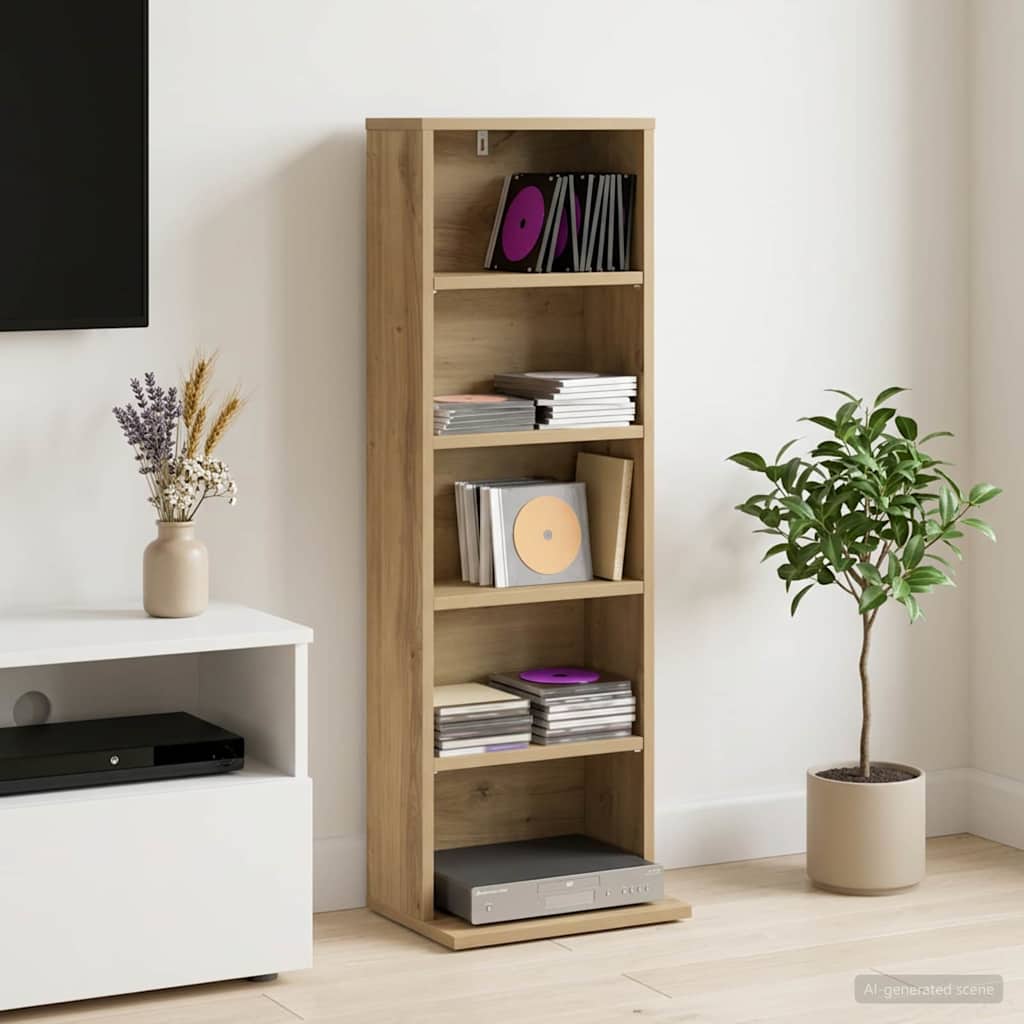 CD ormar Hrast artisan 33 x 23,5 x 97,5 cm Konstruirano drvo