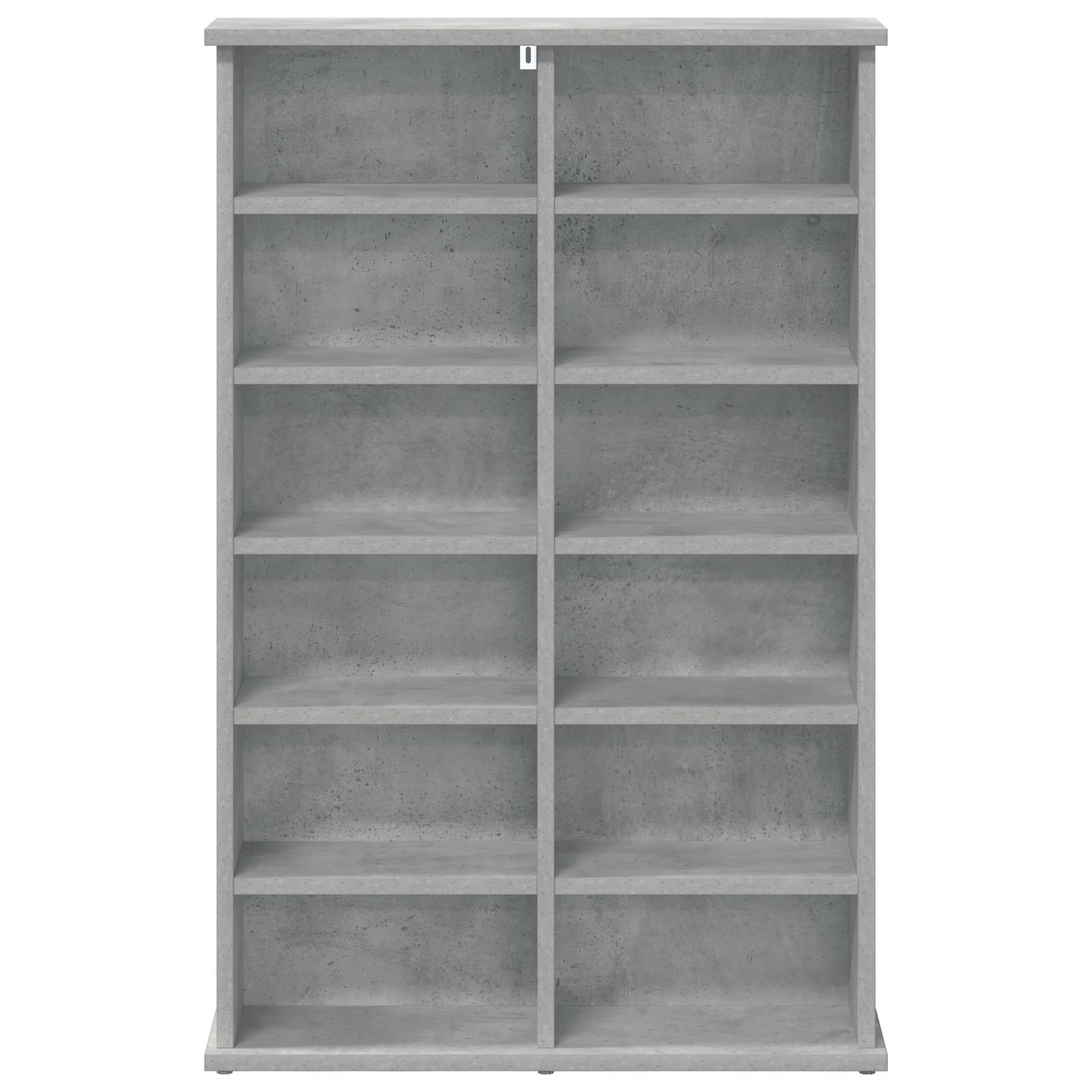CD ormar Betonska siva 60 x 17 x 92 cm Konstruirano drvo