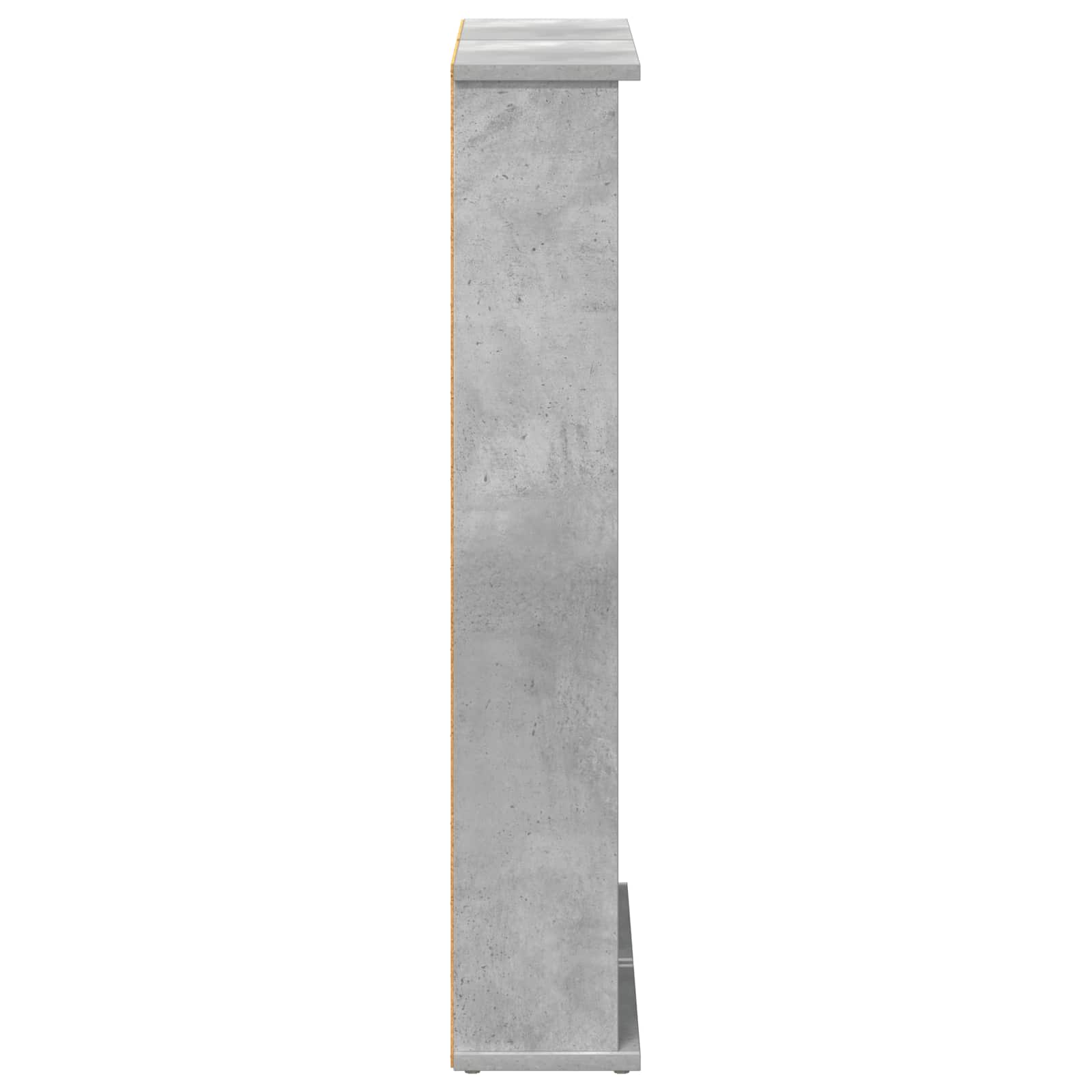 CD ormar Betonska siva 60 x 17 x 92 cm Konstruirano drvo