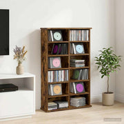 CD ormar Dimljeni hrast 60 x 17 x 92 cm Konstruirano drvo